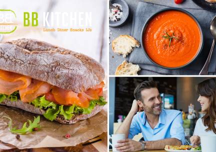 3-gangen keuzelunch bij BB Kitchen Son en Breugel