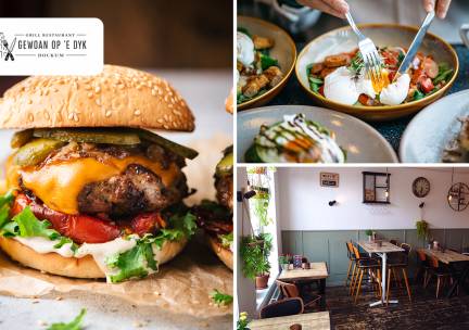 2-gangen (vegan) keuzediner of 3-gangendiner van de chef bij Gewoan op Â´e Dyk