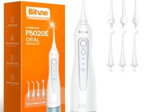 Bitvae Schnurlose Mundbewässerung Wasser Zahnseide 3 Modi 7 Jet-Tipps