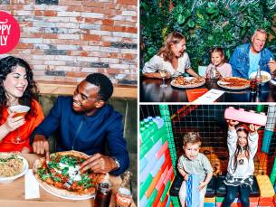 2-gangendiner Ã  la carte bij Happy Italy Amsterdam