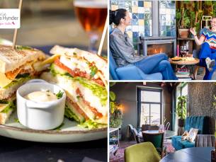 Wandel- of fietsarrangement + warme drank + koek en/of 2-gangen keuzelunch bij It Reade Hynder