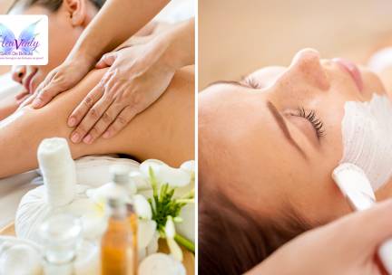 Massage (55 min) of deluxe gezichtsbehandeling (85 min)