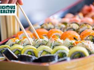 Sushibox (32 of 56 stuks) voor afhaal of thuisbezorgd van Delicious and Healthy