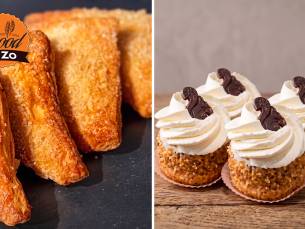 4 appelflappen + 4 nougatinegebakjes voor afhaal bij Brood&Zo