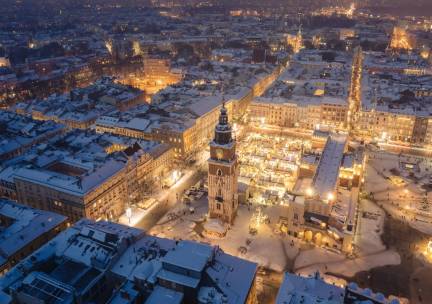 Geniet van de magische kerstsfeer in Krakau met 4*-verblijf in het centrum incl. vlucht en ontbijt