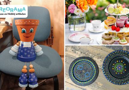 Creatieve workshop + koffie/thee + lekkernij of high tea (3 uur)