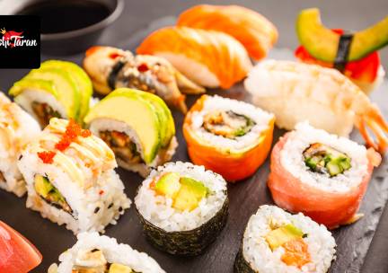 Sushibox (14, 32, 44, 47 of 68 stuks) voor afhaal bij Sushi Taran Leiden