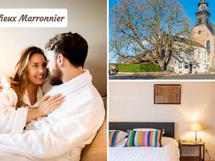 Overnachting voor 2, 4 of 5 personen + ontbijt bij Le Vieux Marronnier