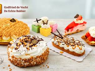 Waardebon voor gebak t.w.v. â¬25 voor Godfried de Vocht De Echte Bakker