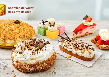 Waardebon voor gebak t.w.v. â¬25 voor Godfried de Vocht De Echte Bakker