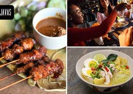 Indonesisch 3-gangen keuzediner bij D'Javas in hartje Den Haag