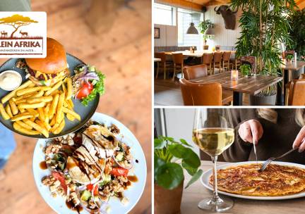 3-gangen keuzediner bij Restaurant Klein Afrika