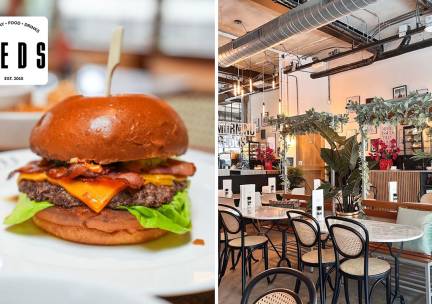 Burger naar keuze + friet bij Teds in Eindhoven