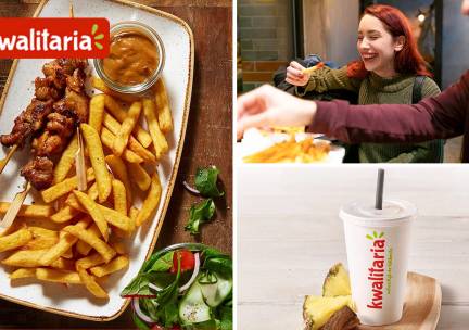 Schotel naar keuze + friet + salade + evt. milkshake of frisdrank