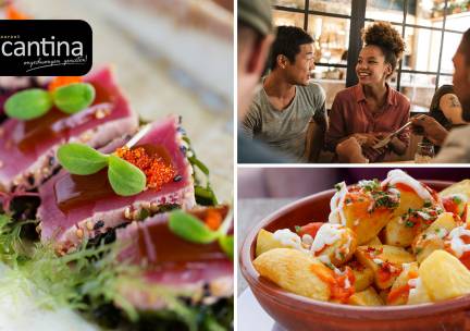 4-gangendiner van de chef bij Restaurant La Cantina