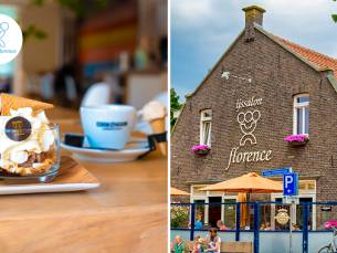 Dessert naar keuze + koffie of thee bij IJssalon Florence