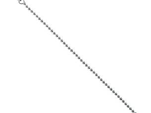 Kugelkette 1,4 mm Sterling Silber 925