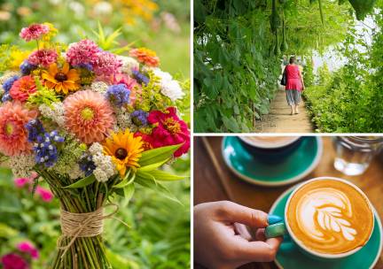 XL-plukboeket + kop koffie of thee