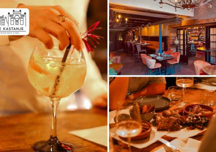 Luxe happerijplank + 2 cocktails bij De Kastanje