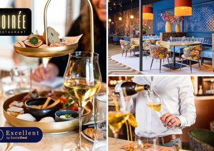 High tea (2 uur) + evt. glaasje bubbels bij Restaurant Soirée