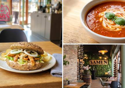 2-gangen keuzelunch bij SAMEN eten en drinken