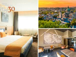 Overnachting voor 2 + welkomstdrankje + ontbijt + late check-out nabij Namen