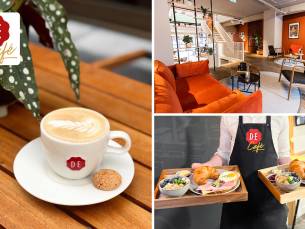 Ontbijtplank bij Douwe Egberts Café