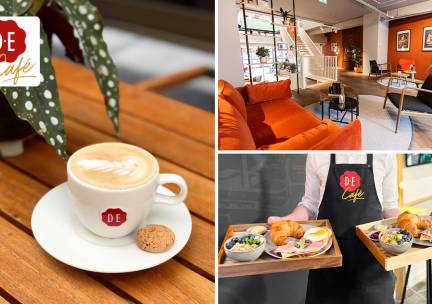 Ontbijtplank bij Douwe Egberts Café