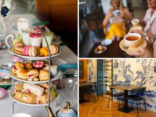 Luxe high tea + glas bubbels bij Grand CafÃ© De Hofdame