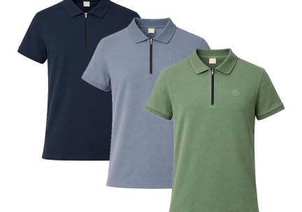 Mario Russo Polo Met Rits Lorenzo - Stijlvolle Half Zip! ...
