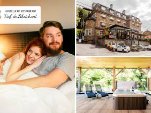 Overnachting voor 2 + ontbijt + toegang tot wellness + evt. 3-gangendiner in de Ardennen