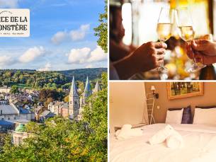 Overnachting voor 2 personen + welkomstdrankje + glaasje bubbels in de buurt van Spa