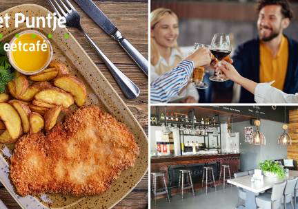 3-gangendiner Ã  la carte aan het water bij EetcafÃ© het Puntje