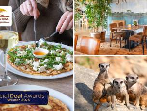 2-gangen keuzelunch bij Restaurant Klein Afrika