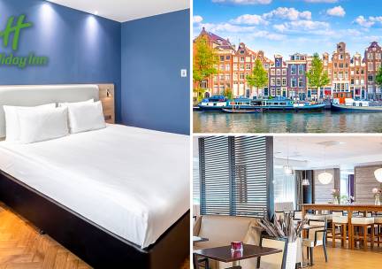 Overnachting voor 2 + ontbijt + late check-out in Amsterdam