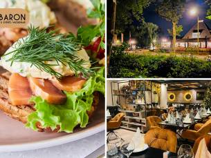 High lunch + bubbels bij Restaurant De Baron