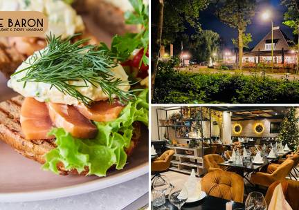 High lunch + bubbels bij Restaurant De Baron