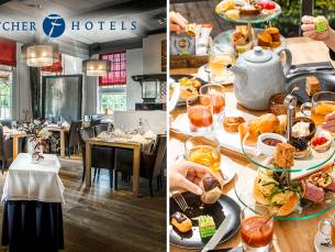 High Tea, High Wine, High Beer of High Bubbles voor 2 bij Fletcher Hotels