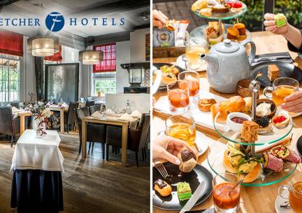 High Tea, High Wine, High Beer of High Bubbles voor 2 bij Fletcher Hotels