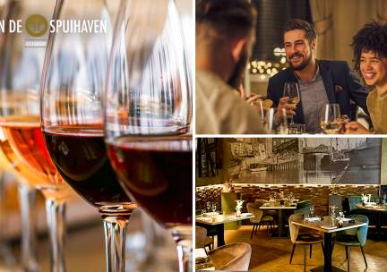 High wine bij Restaurant Aan de Spuihaven