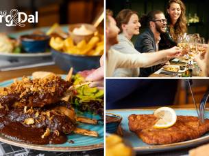 3-gangen keuzelunch of early diner + evt. prachtige wandelroute bij Gasterij Berg & Dal