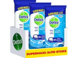 3110 Dettol Reinigingsdoekjes Power En Fresh Ocean - Voor Bijna Alle Opp ...