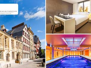 Overnachting voor 2 personen + ontbijt + toegang tot de spa in Rouen