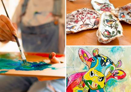 Creatieve workshop naar keuze (2,5 uur) + koffie/thee + lekkers