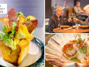 8- of 10-gangendiner bij Brasserie De Leyhoeve