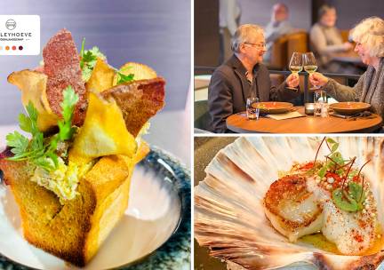 8- of 10-gangendiner bij Brasserie De Leyhoeve