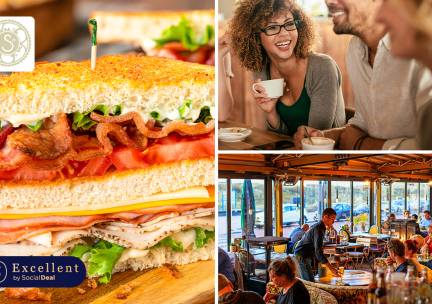 Lunchplank bij Steam Noordwijk