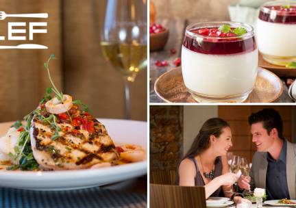 2-, 3- of 4-gangen keuzediner bij Restaurant LEF