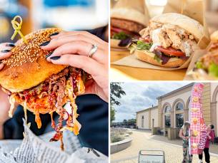 Burger + friet + saus + frisdrank bij Stationsrestaurant Harlingen