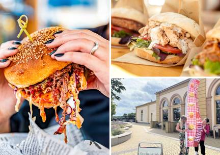 Burger + friet + saus + frisdrank bij Stationsrestaurant Harlingen